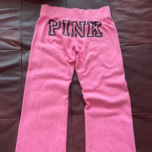 Pink sweatpants